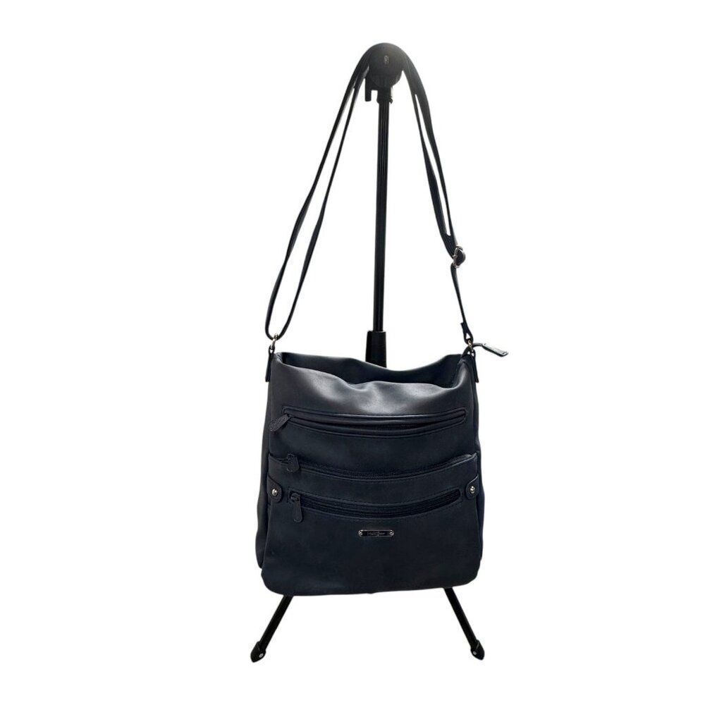 Navy Blue Multisac Like New Crossbody Bag With Multiple Pockets - Picture 2 of 9